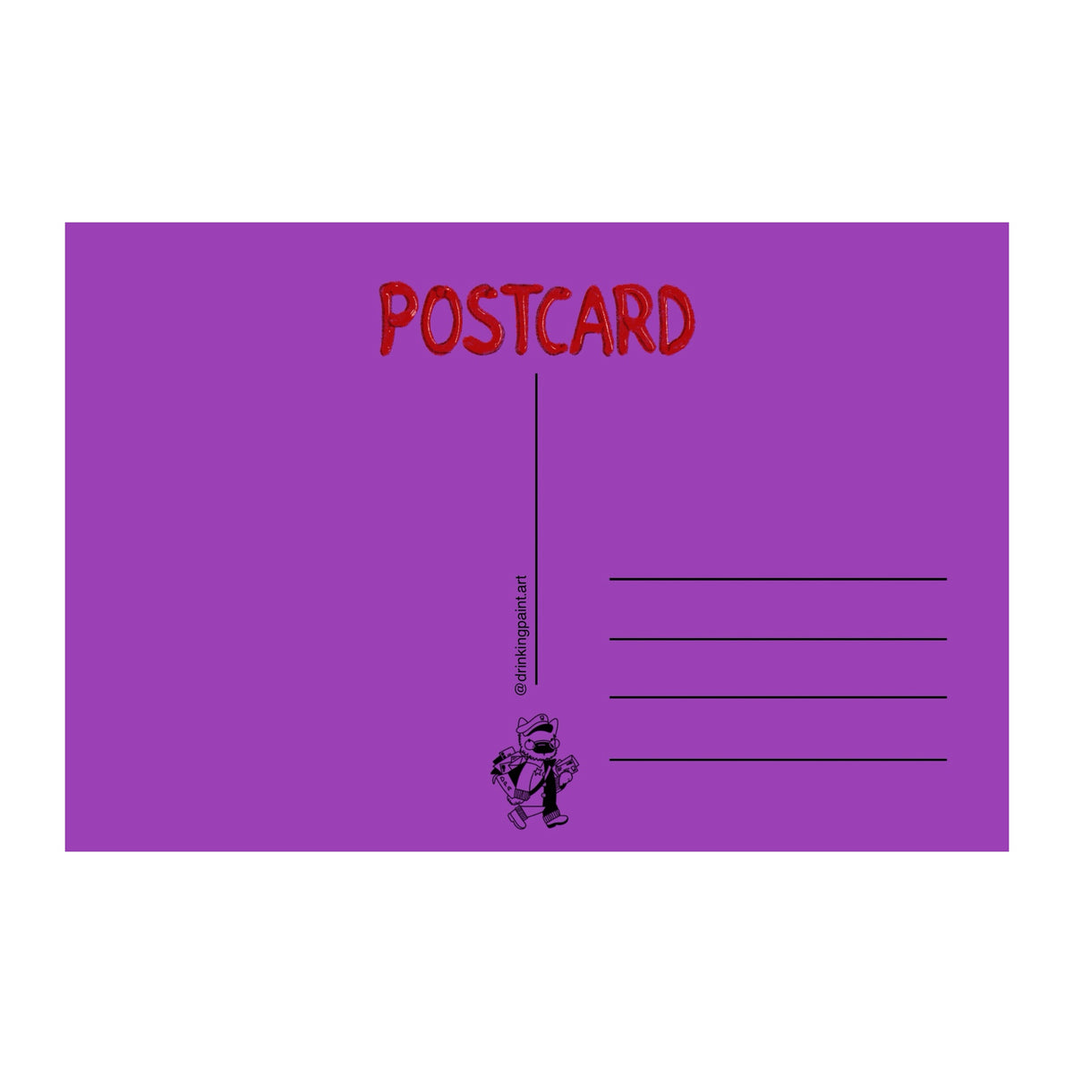 Happy Hallowiener Postcard