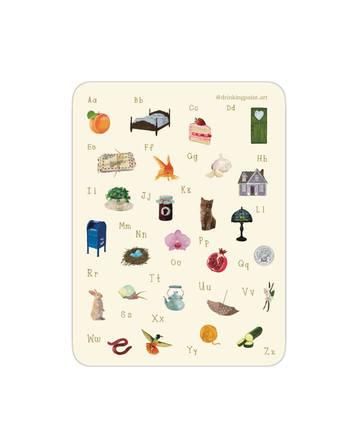 ABC Sticker Sheet