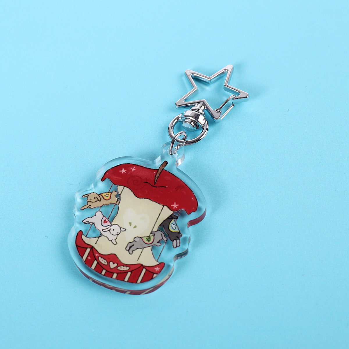 Apple Carousel Keychain