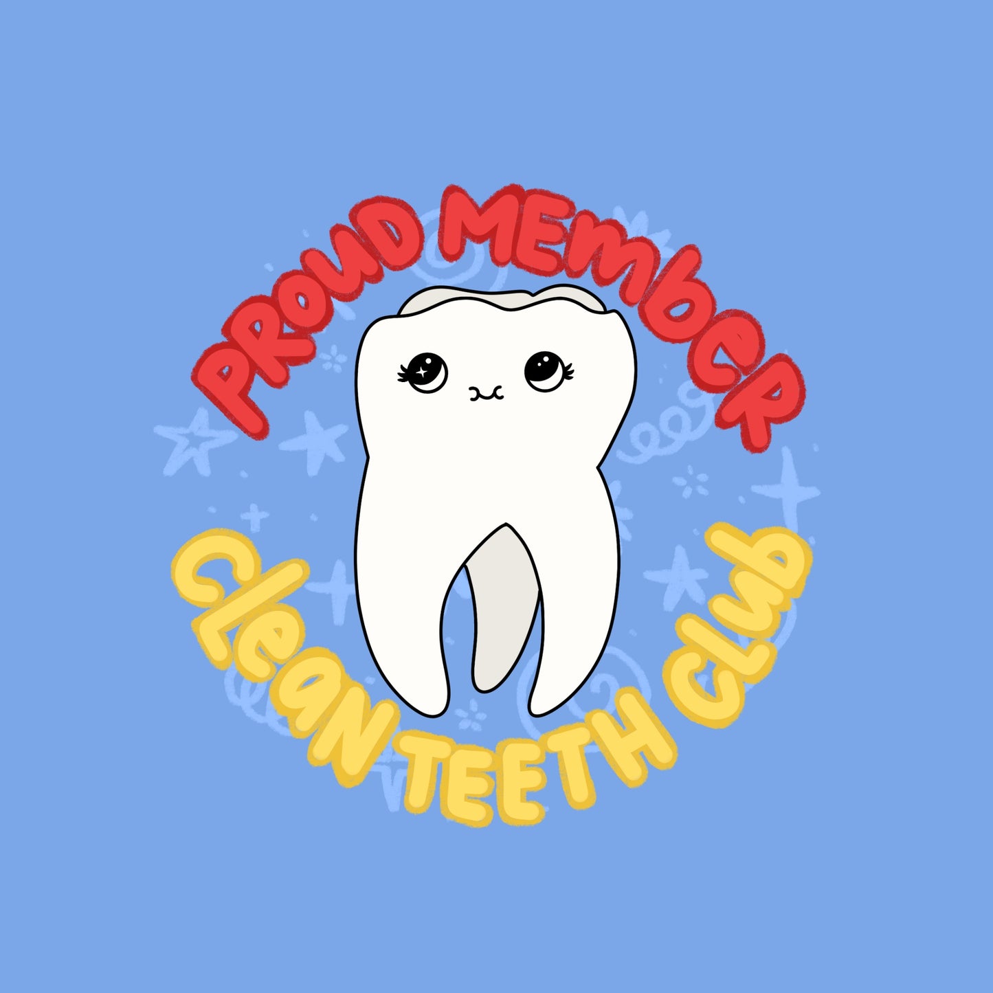 Clean Teeth Club Pin