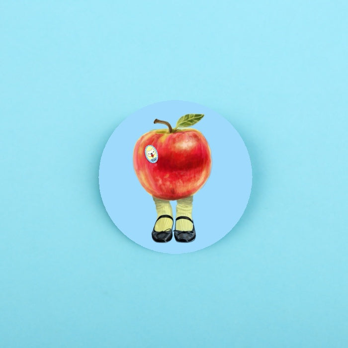 Apple Feet Pin