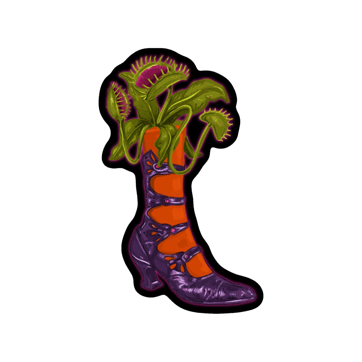 Witch’s Shoe Sticker