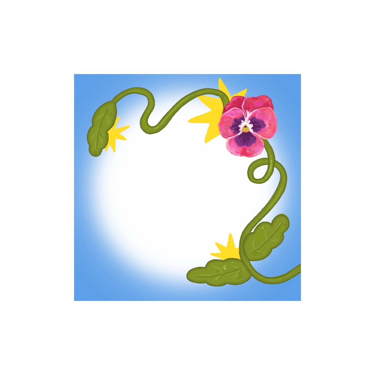 Pansy Sticky Notes