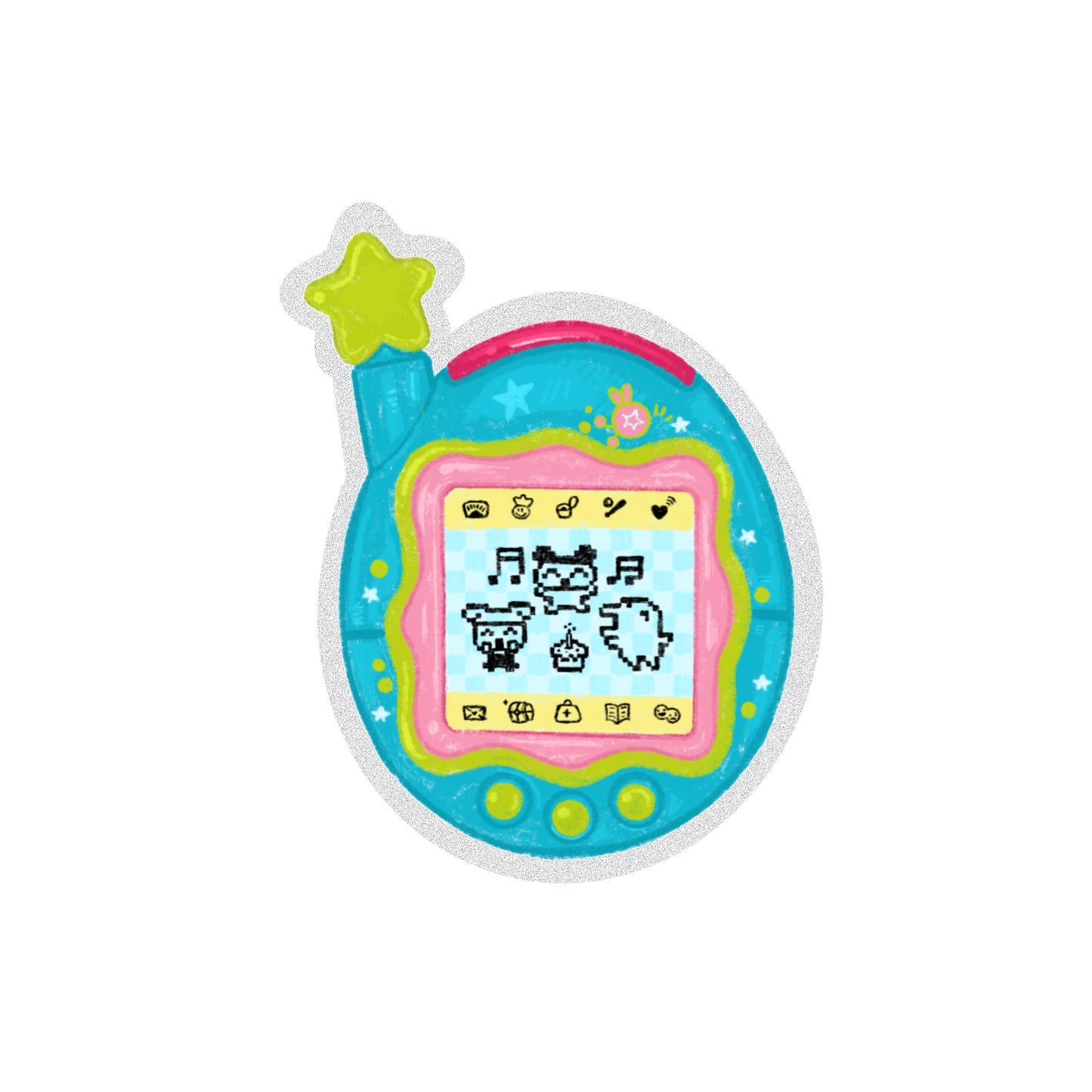 Tamagotchi Party Sticker