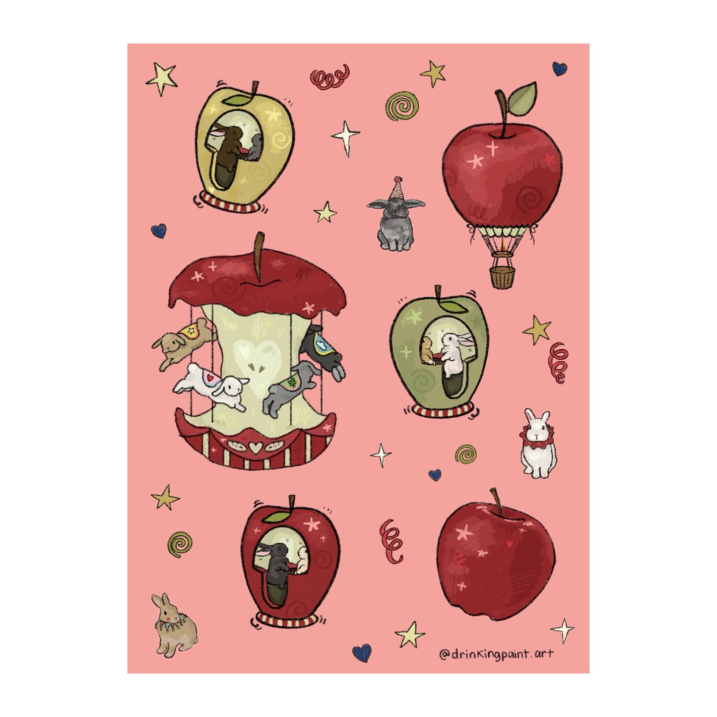 Apple Festival Sticker Sheet