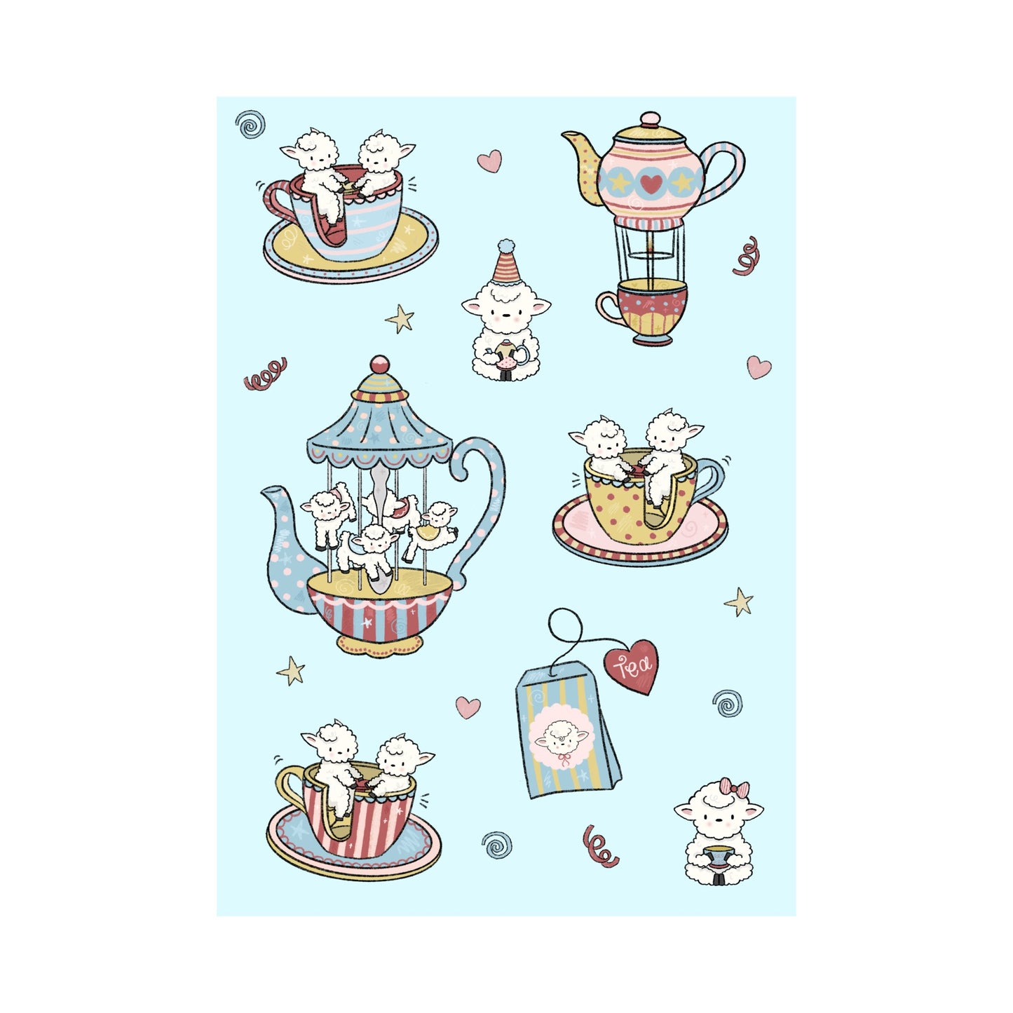 Tea Festival Sticker Sheet