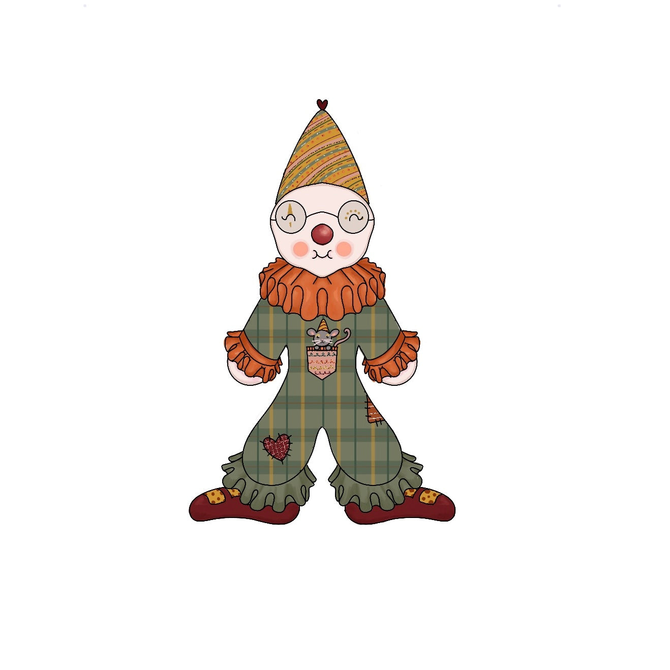 Follie The Clown Sticker