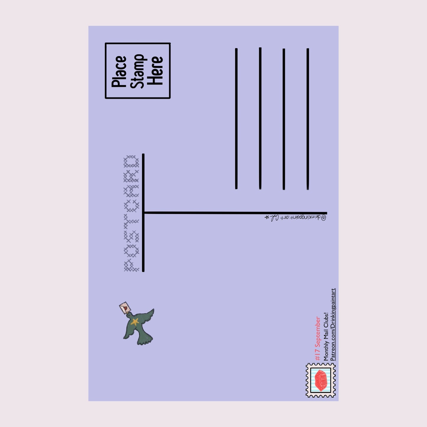 September 2024 Purple Postcard