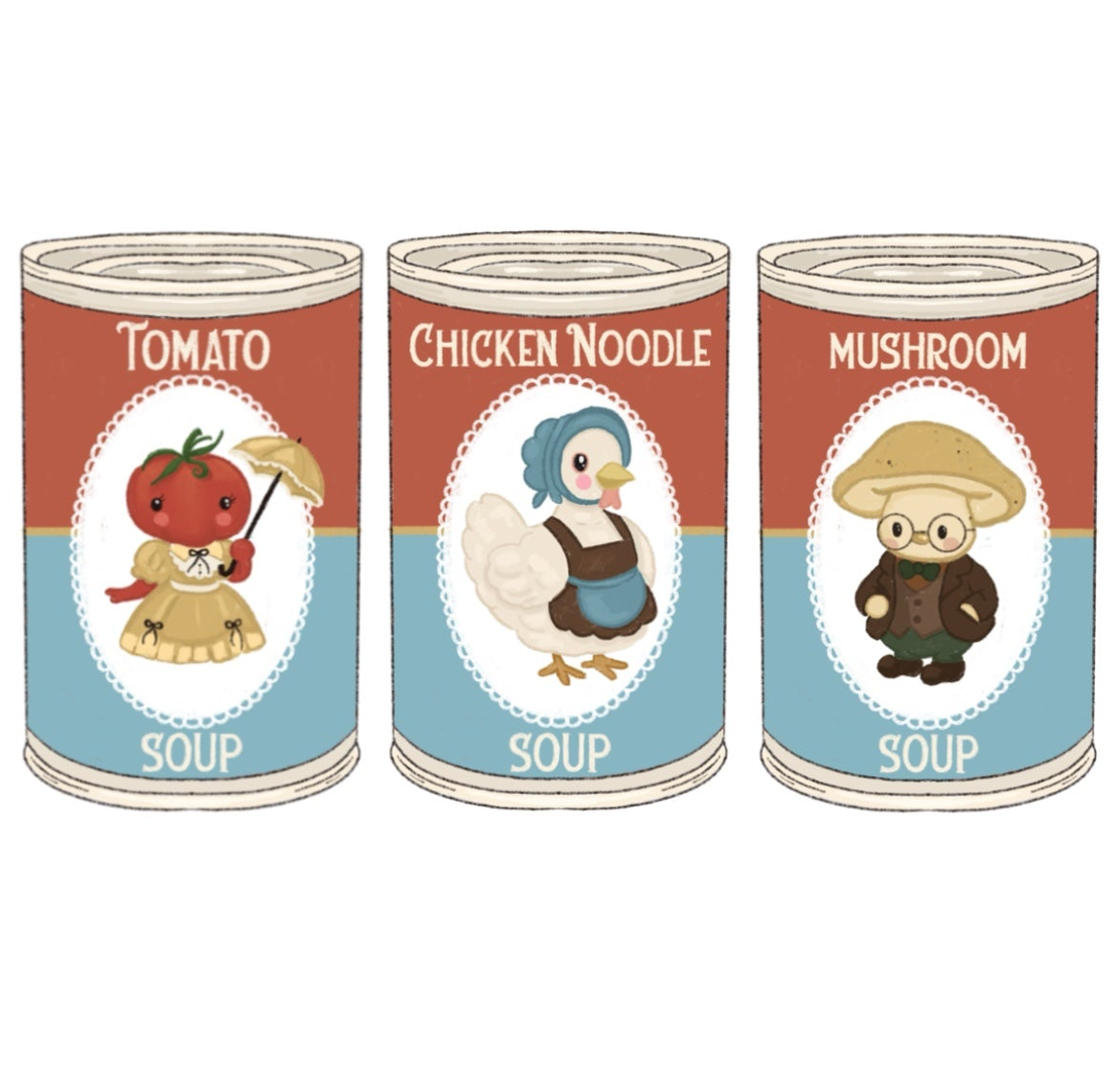 Soup Sticker Bundle – Drinking Paint Art