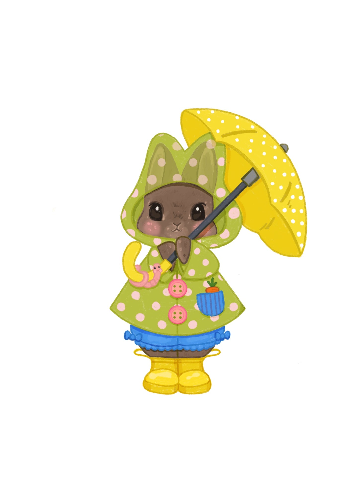 Spring Bunny Sticker