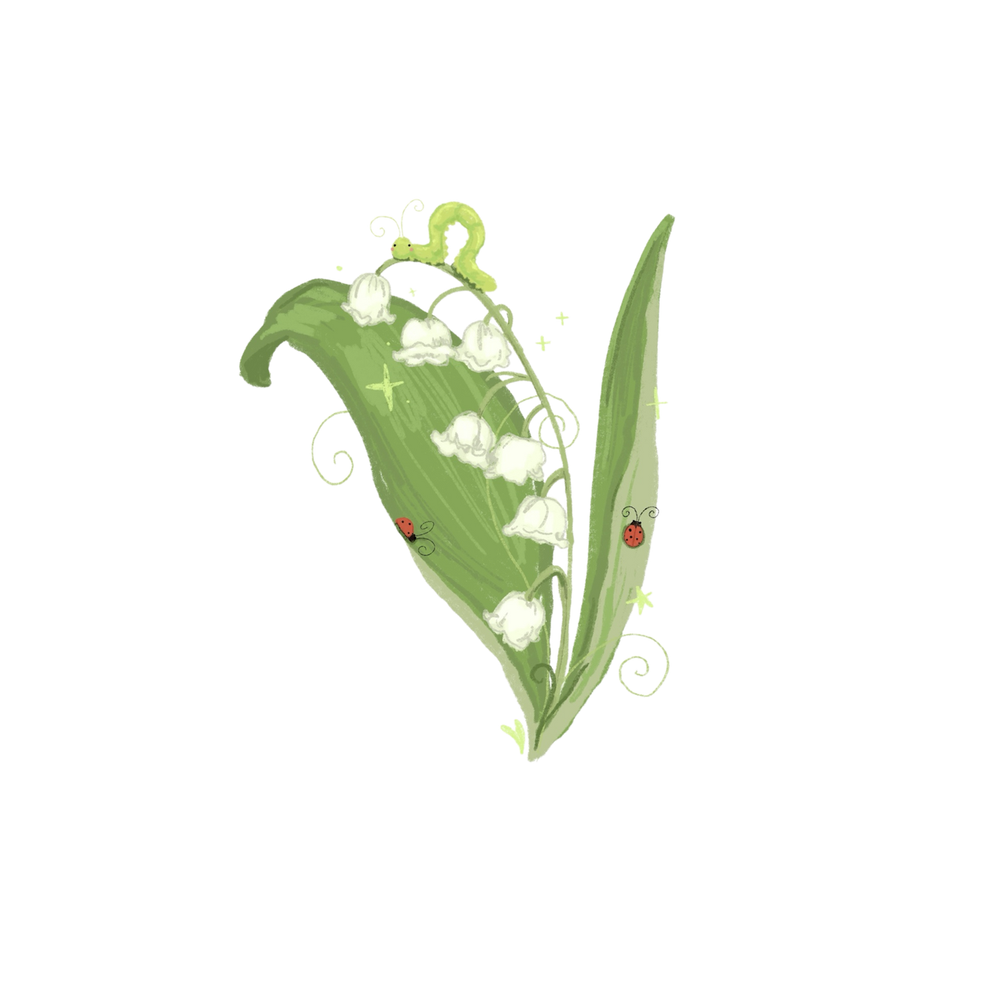Lily Of The Valley Sticker