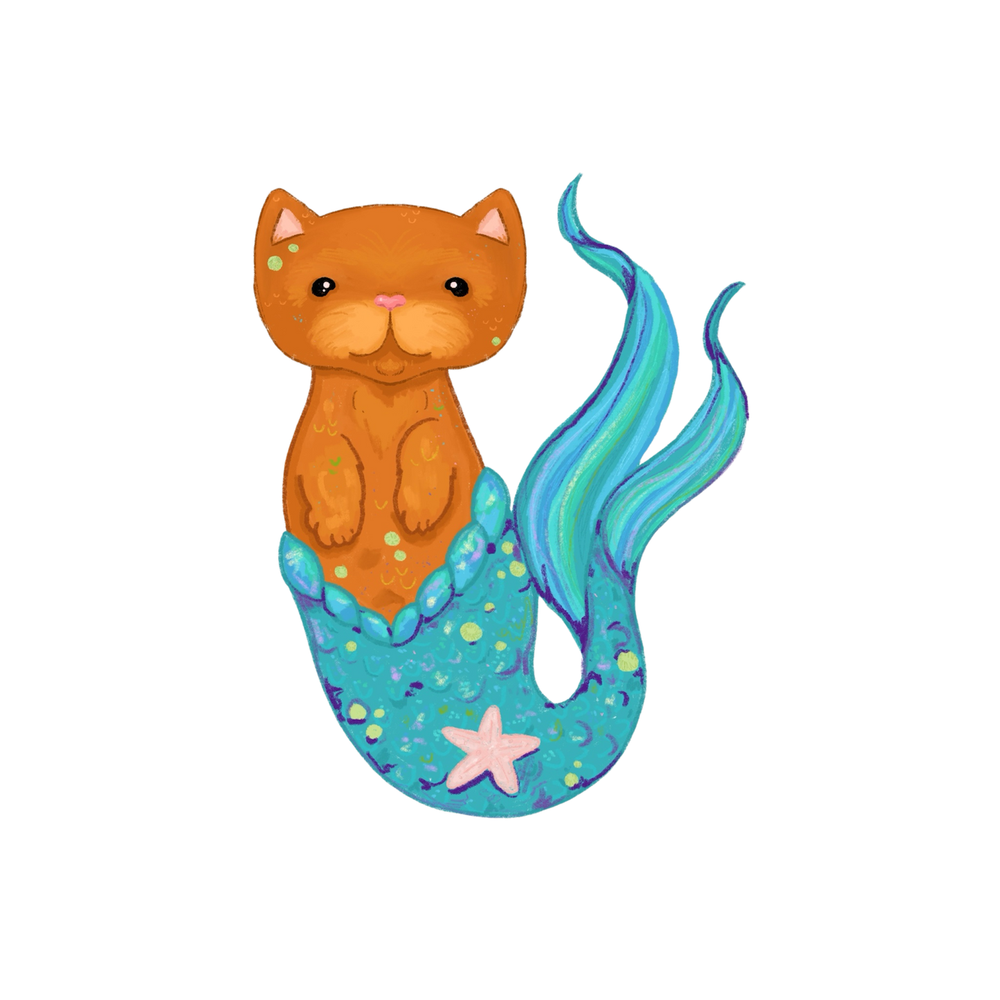 Mer-kitty Sticker