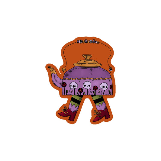 Witch’s Teapot Sticker