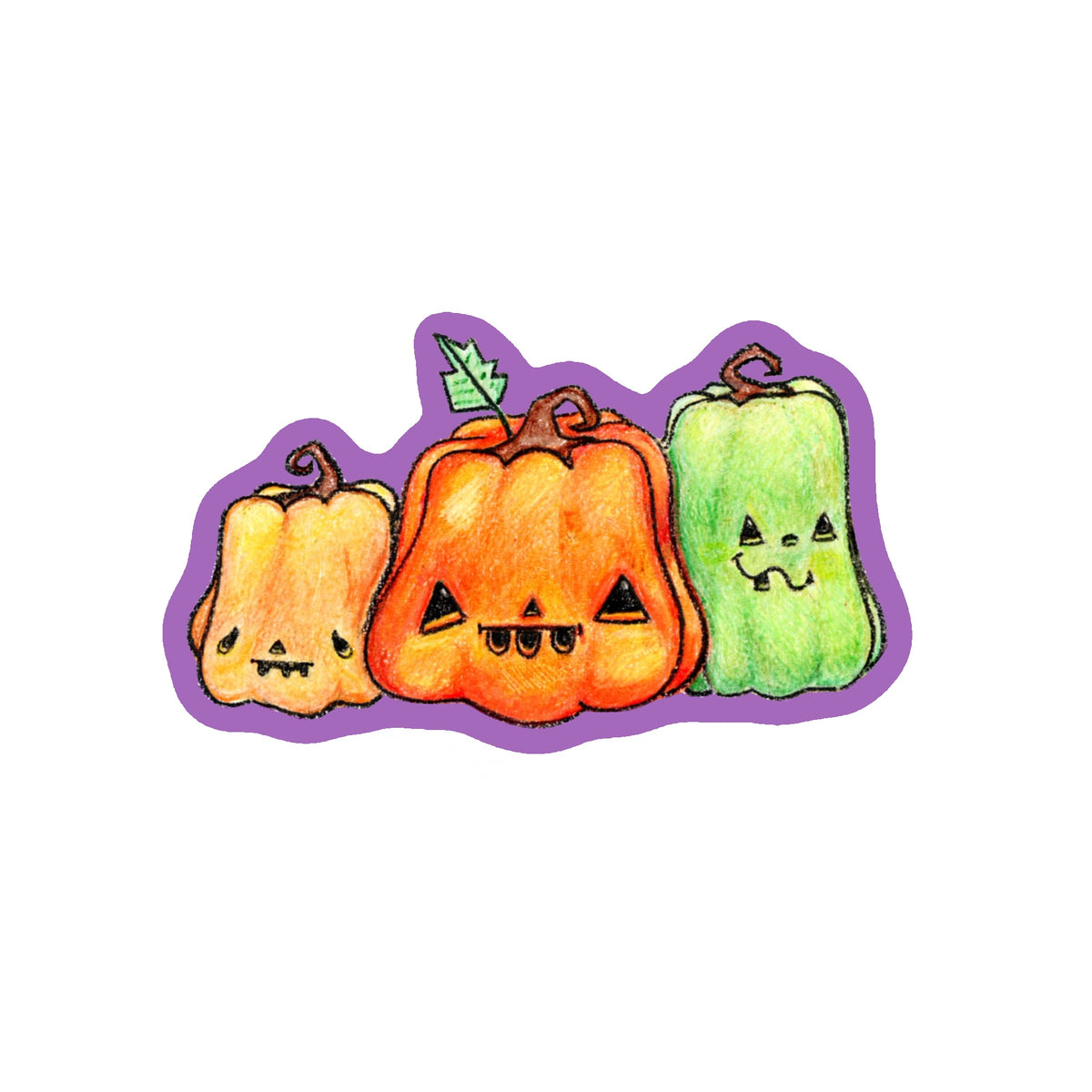 Little Pumpkins Sticker