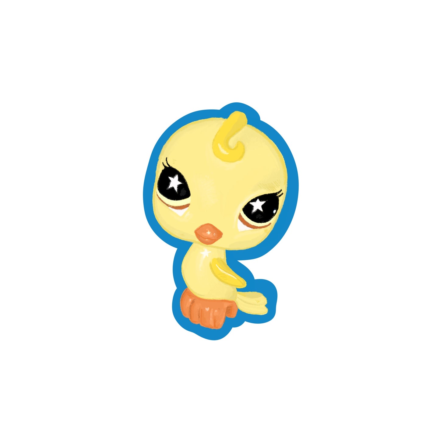 Yellow Bird LPS Sticker