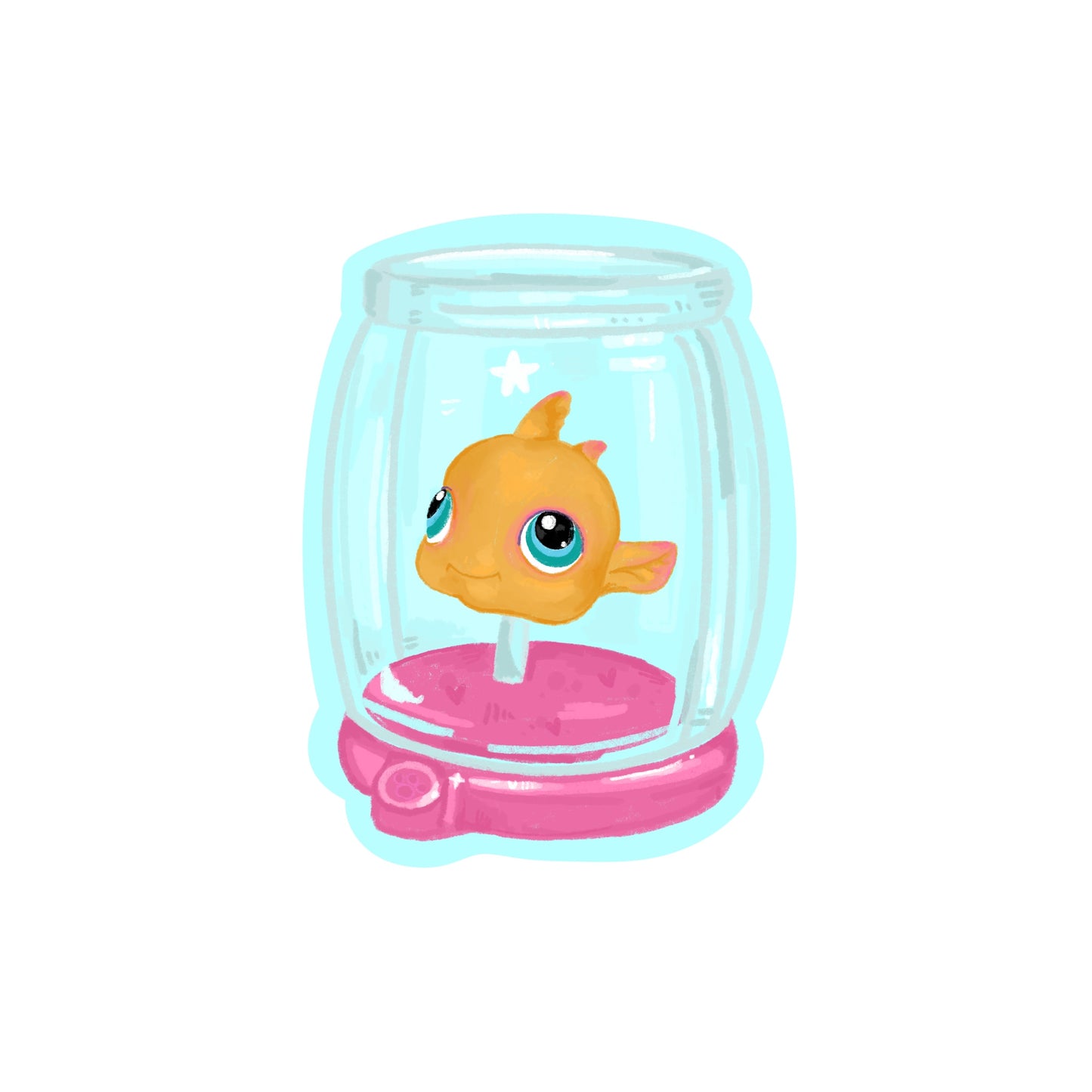 Goldfish LPS Sticker