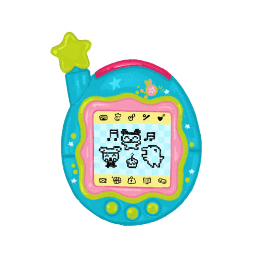 Tamagotchi Party Postcard