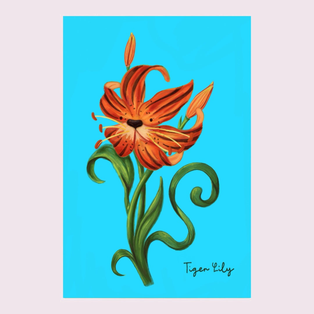 Tiger Lily Postcard