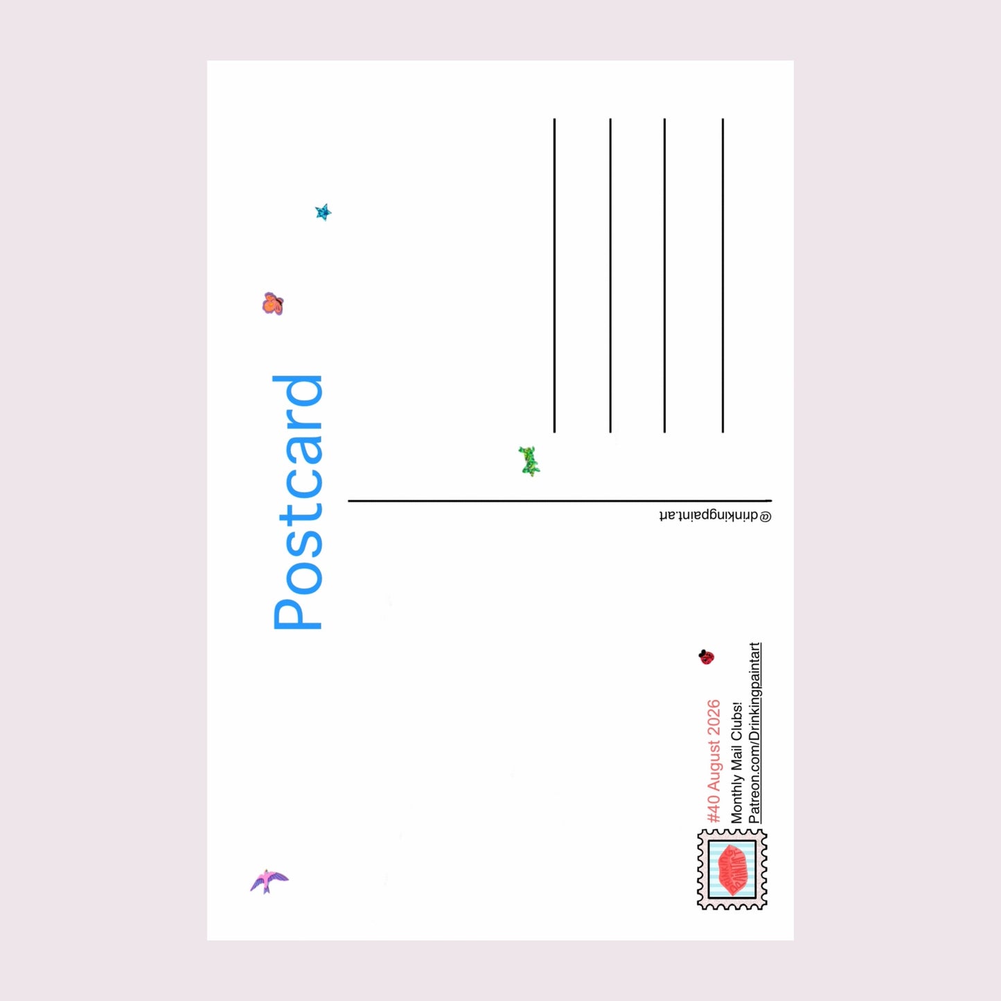 August 2026 Postcard