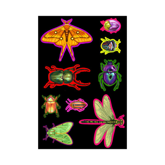 October Bugs Sticker Sheet