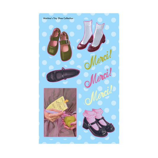 Martina’s Tiny Shoe Collection Sticker Sheet