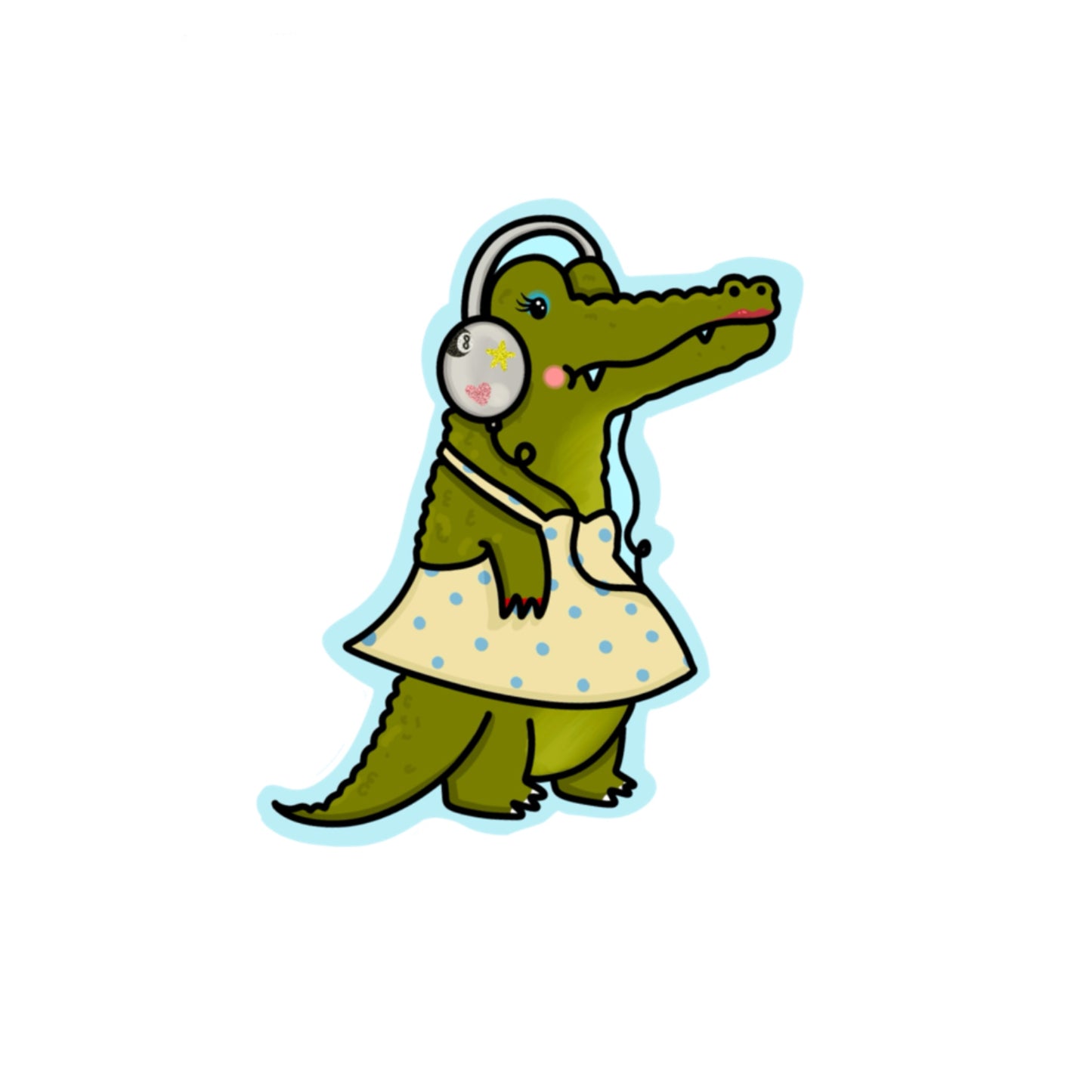 Gator Girl Sticker