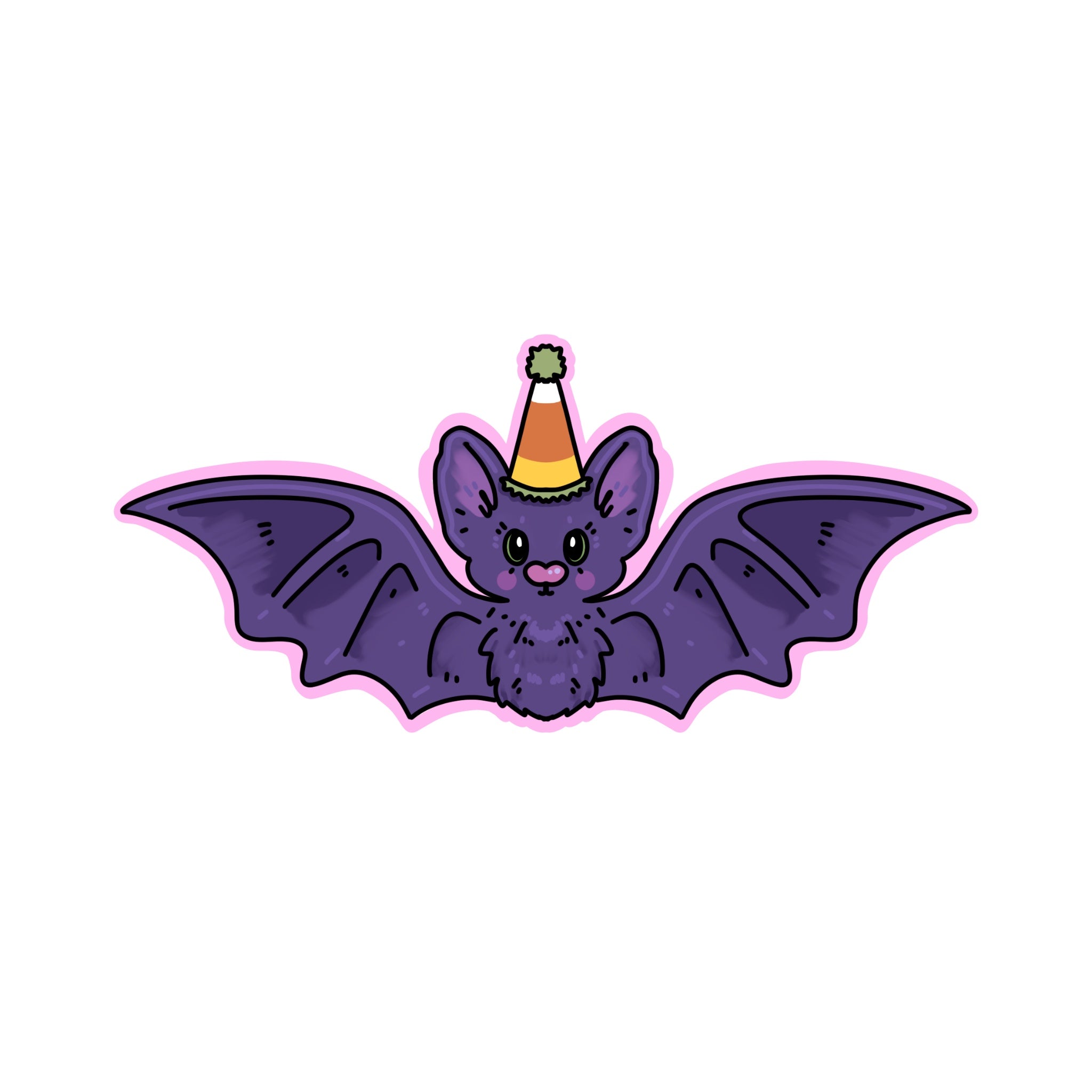 Party Bat Sticker – Drinking Paint Art