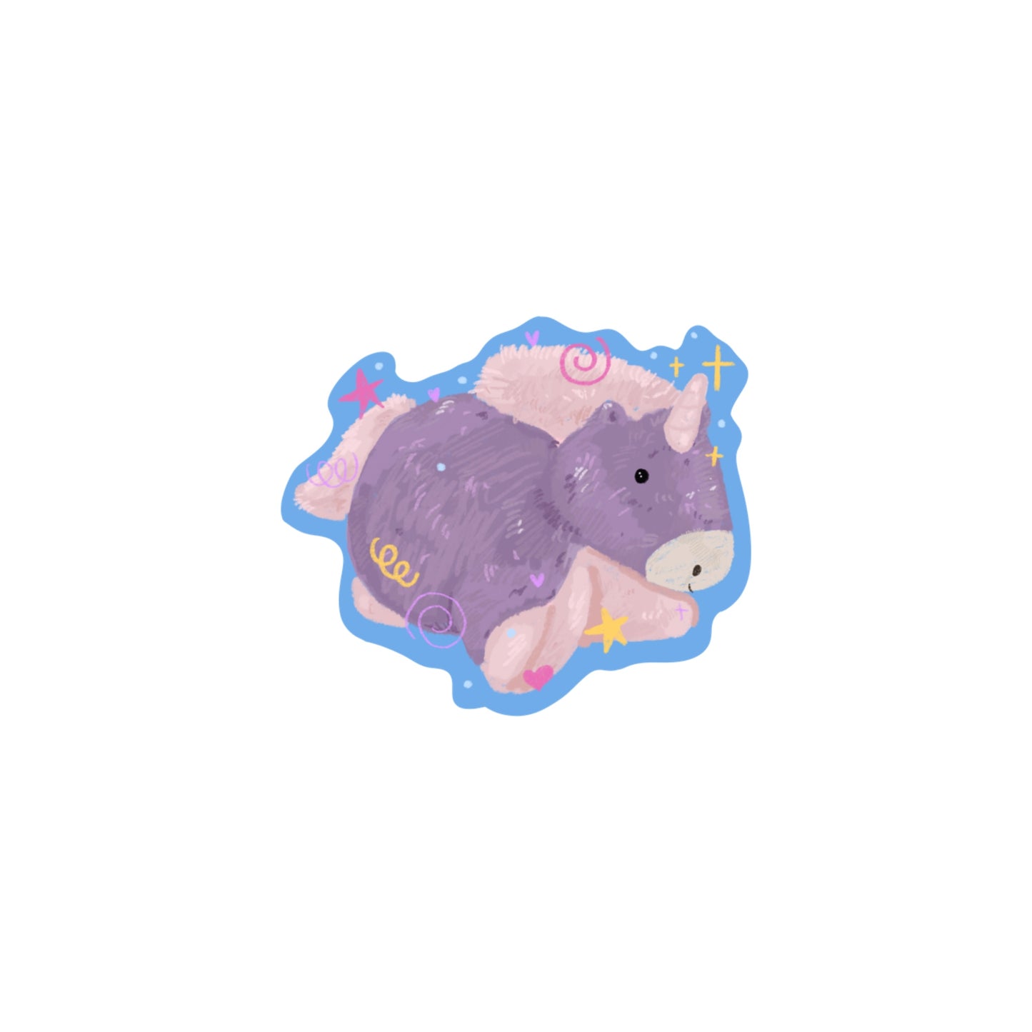 Unicorn Pillow Pet Sticker
