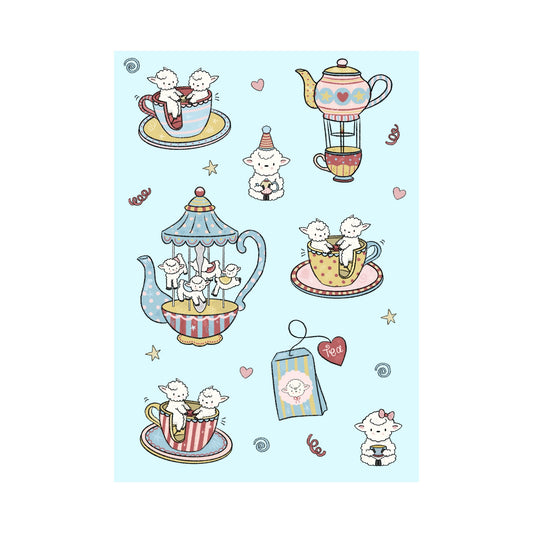 Tea Festival Sticker Sheet