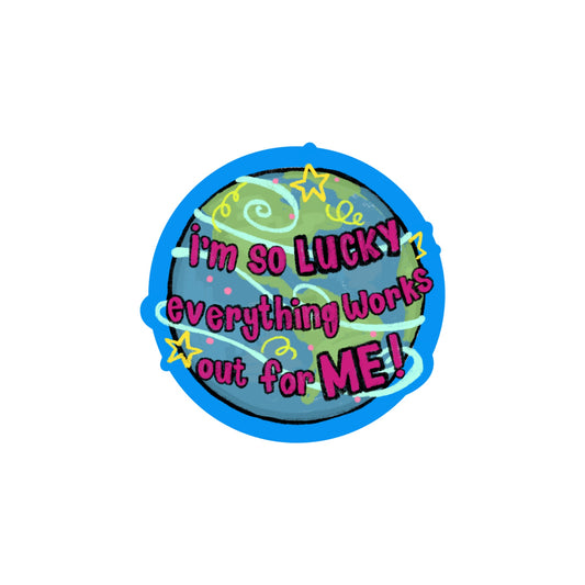I’m So Lucky Sticker