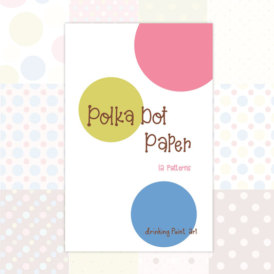 Polka Dot Paper Book