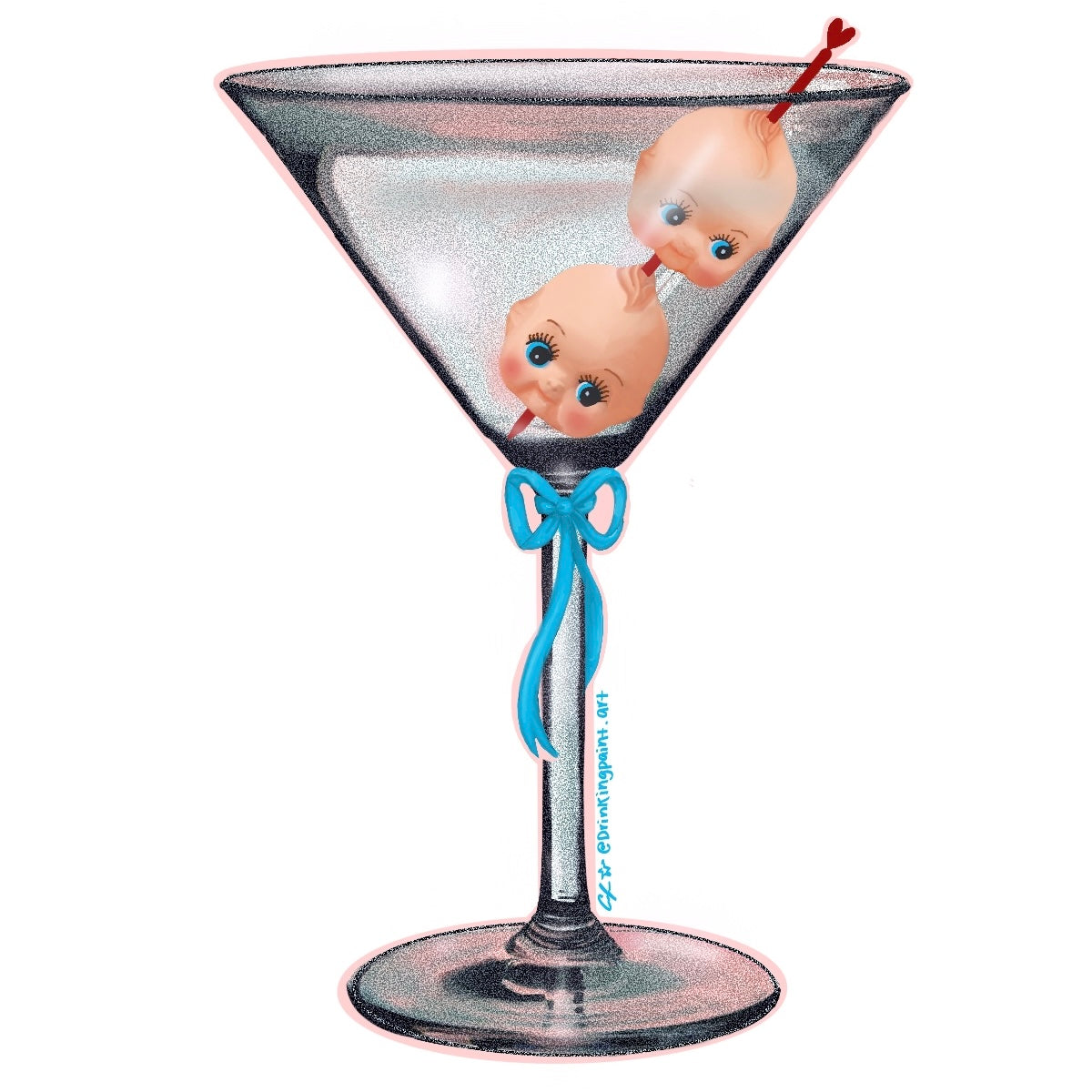 Martini Babies Sticker