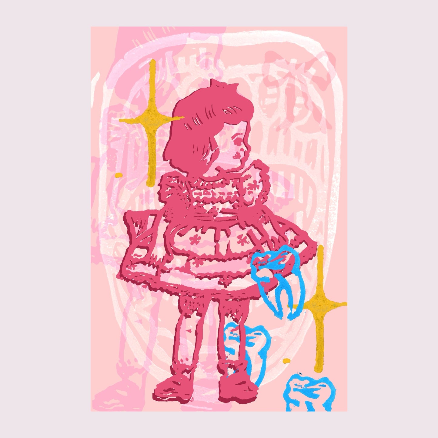 November 2023 Pink Postcard