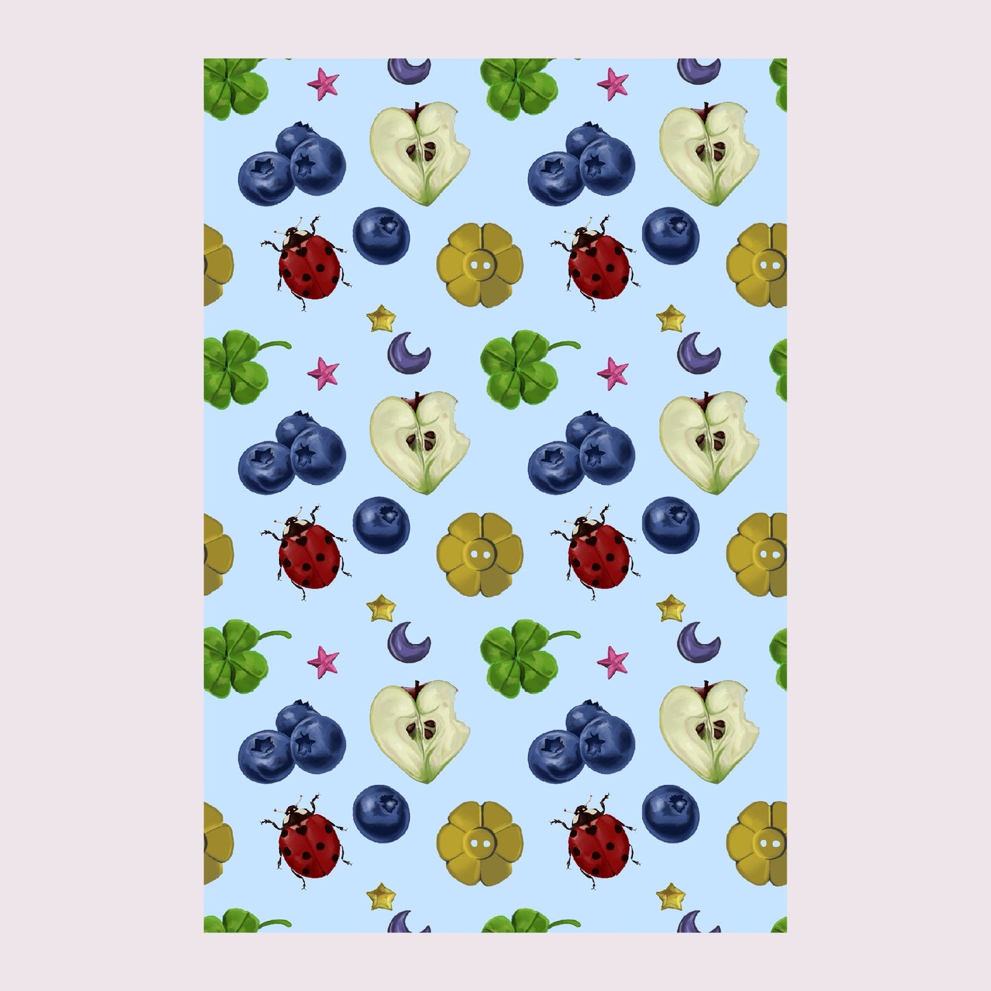 August 2024 Ladybug Postcard